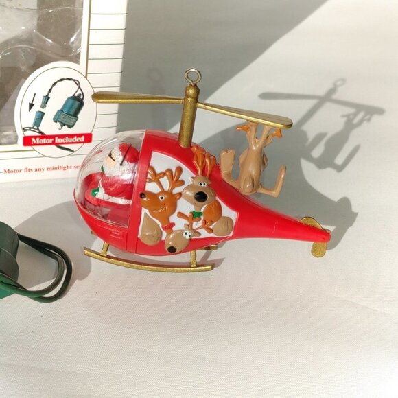 FUN Vintage NOMA Ornamotion Ornament Kringle Kopter 1989 - Picture 2 of 9